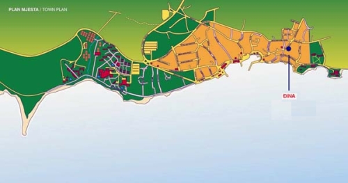 Apartment Đina location